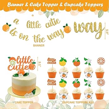 Amazon.com: Hombae Little Cutie Baby Shower Decorations